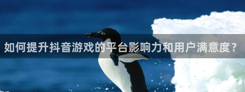 法国杏耀lvnces是奢侈品吗：如何提升抖音游戏的平台影响力和用户满意度？