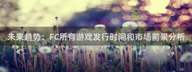 杏耀子出版社：未来趋势：FC所有游戏发行时间和市场前景分析